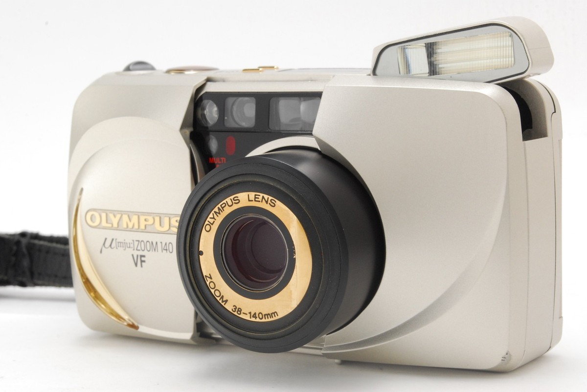 Near MINT] Olympus mju Zoom 140 VF Point & Shoot 35 mm Film Camera
