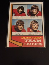 Atlanta Flames Team Leaders 1974-75 Topps Hockey NM-MT 14