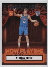2024-25 Panini NBA Hoops Now Playing Nikola Topic #10 16wc