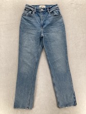 Abercrombie  Fitch Jeans Womens 26/2 Short 90s Straight High Rise Curve Love
