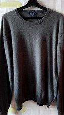 Hombres Armani Jeans Suéter Gris Lana 42/XL/50