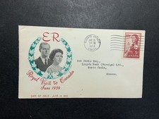 Canada 1959 FDC 1st day cover to Monte Carlo Monaco QE II Royal Visit