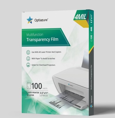 Transparency Film, Overhead Projector Film for Laser Jet Printer and Copier, ...