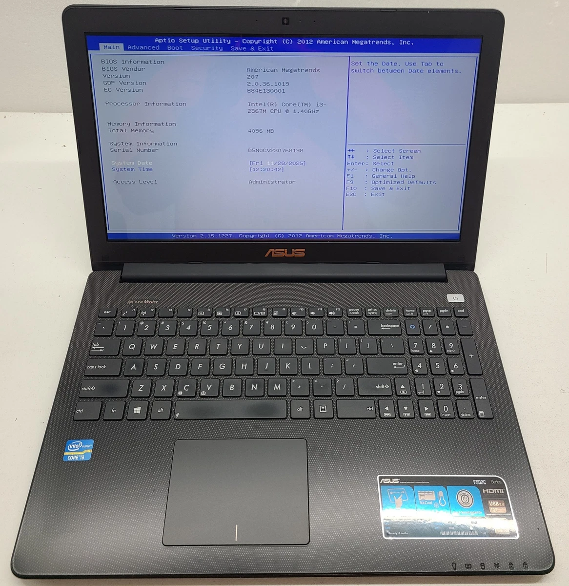 Intel Core i3 2nd Gen. 4 GB RAM PC 500-749 GB Hard Drive Capacity 