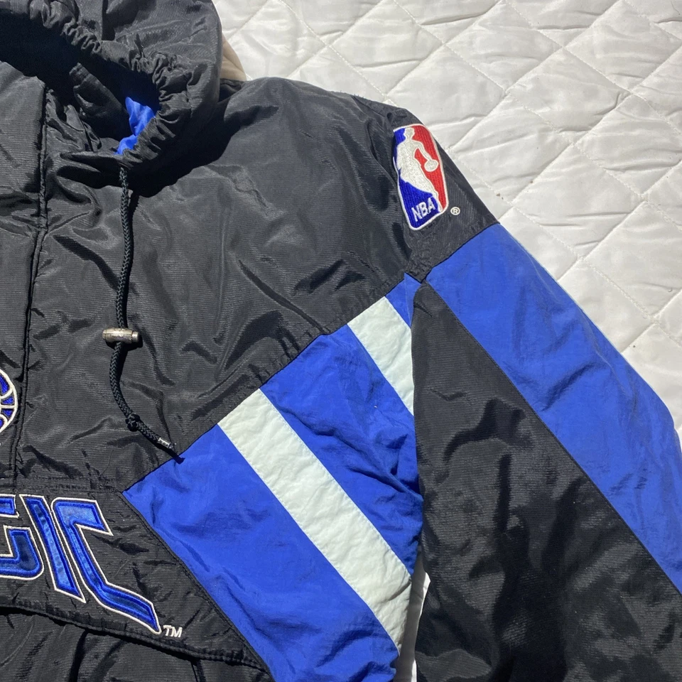 Vtg Orlando Magic 1/4 Zip Starter Pullover Jacket Size Medium Great Condition!!! - Image 3 of 4