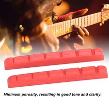 2Pcs Electric Guitar Nut Bone 6 String Pre Slotted Guitar Nut Replacement