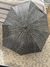 Authentic Chanel Fancy Umbrella Silver Metallic Dots Authentic And Vintage