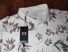NEW Under Armour Iso Chill Edge Short Sleeve Golf Polo Shirt XL 80 1377365
