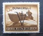 1944 Germany France Local Liberation ovp. Dunkerque Libere  (D-31)