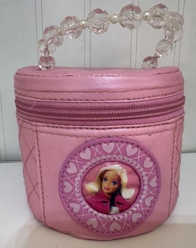 1996 Vintage Barbie Pink Pyramyd Handbag, very good condition, rare