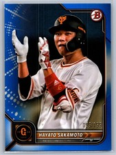 Hayato Sakamoto 2022 Bowman NPB Nippon Professional Baseball #112 Blue /199