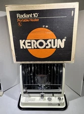 KEROSUN Radiant 10 Portable Kerosene Heater w/Box, Wick, Instructions!