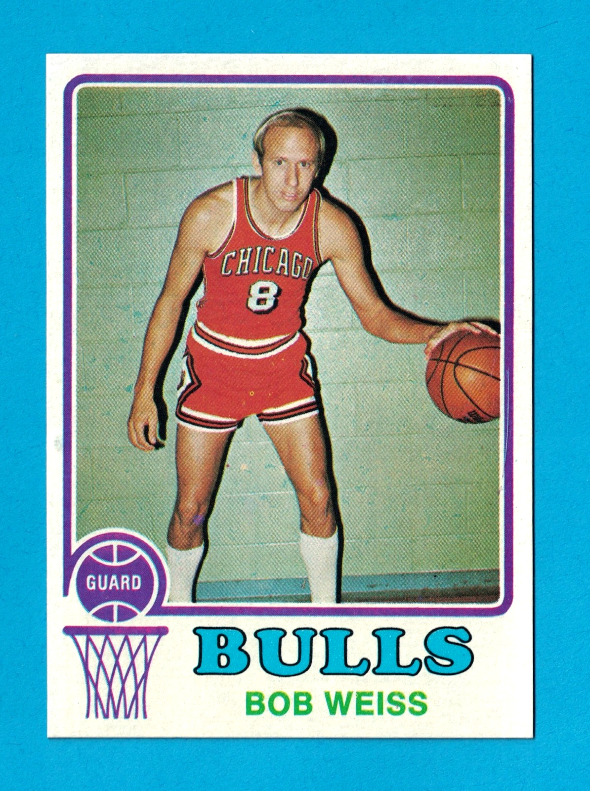 1973 Topps #132 Bob Weiss NM-MT Chicago Bulls