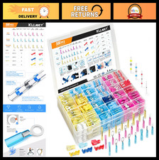 500PCS Waterproof Heat Shrink Wire Connectors Kit - Insulated Crimp Terminals fo