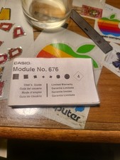 Casio Watch Module 676 Users Guide Manual Ins...