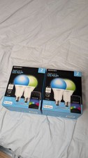 Merkury Innovations Smart Wi-Fi LED Bulb A21 4 piece 2 2 pack READ DESCRIPTION