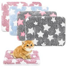 4 Pcs Self Warming Cat Bed, Self Heating Pet Mat for Kitten  Puppy, Soft Cal...