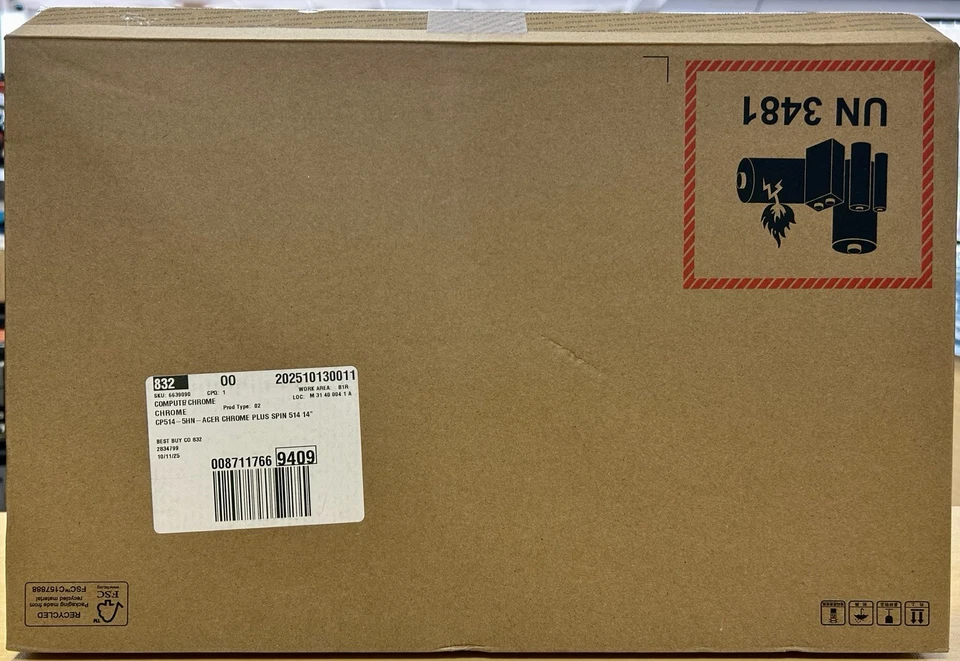 Acer Chromebook Plus Spin 514 12GB RAM 256GB SSD TOUCH Silver Chrome OS MediaTek - Image 3 of 4