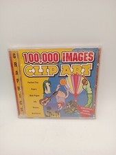 100,000 IMAGES CLIP ART PC CD-ROM SOFTWARE For Windows 95 Used