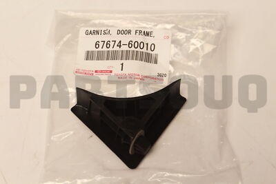 は 6767460010 Genuine Toyota GARNISH, DOOR FRAME, LOWER LH 67674