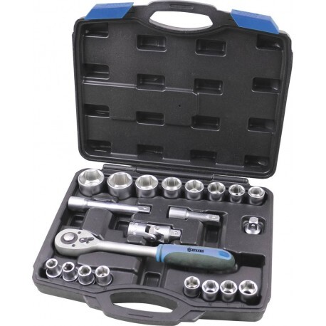Coffret de douilles 1/2" Stilker 67602 pour démonter les écrous grippés sans effort en rénovation