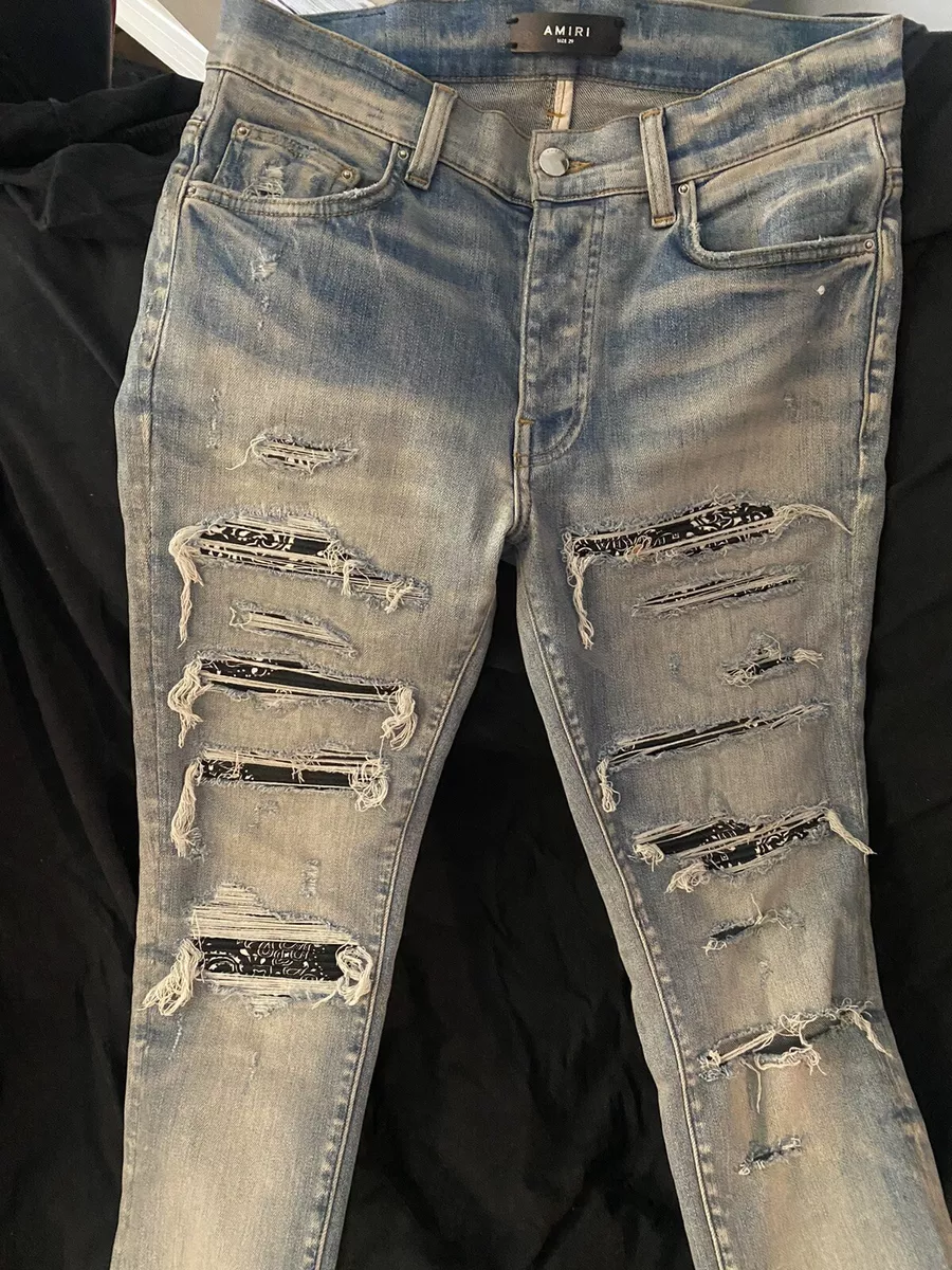 amiri Mx1 bandana jeans size 29