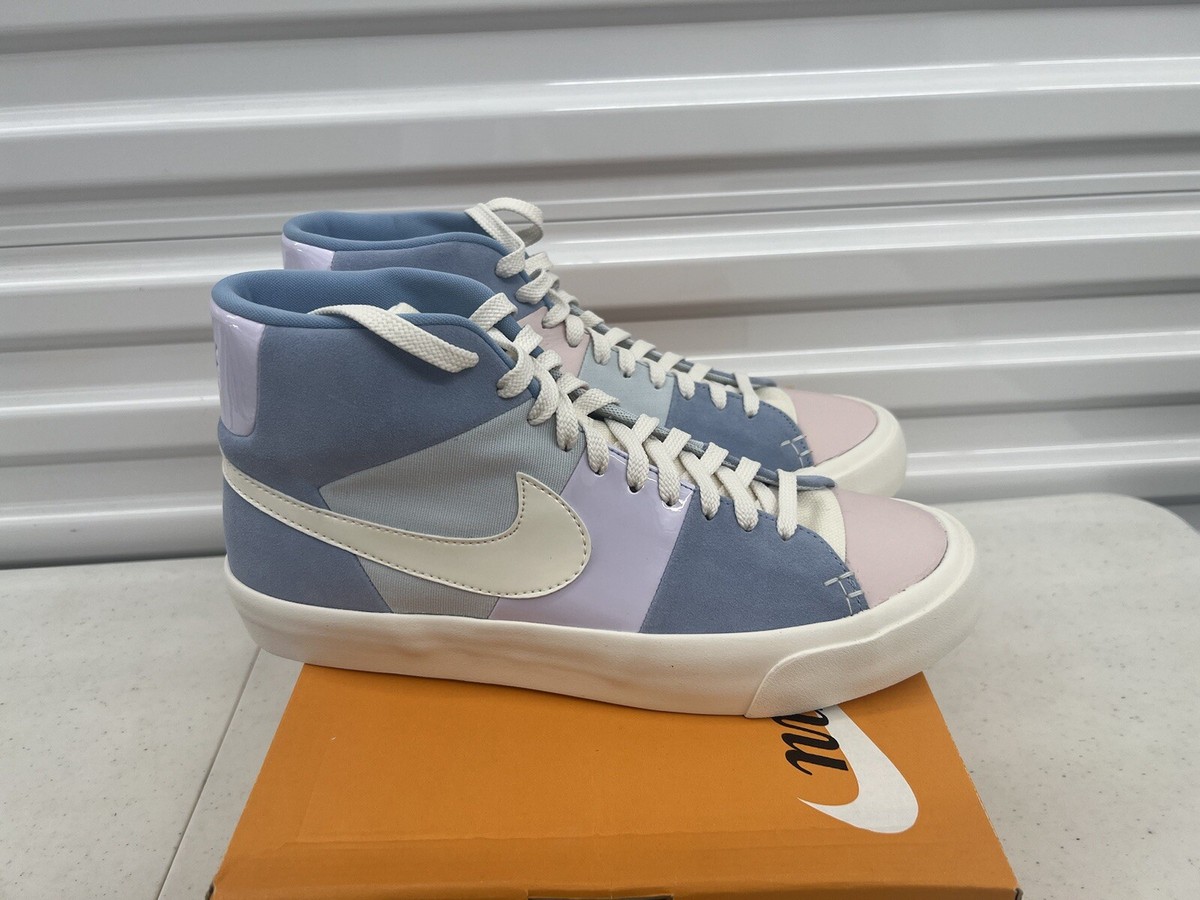 nike blazer royal qs white