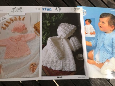 48 Tejer patrón Bebé 16-20 INS 4 Capas Vestido Sombrero