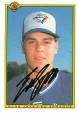 Ed Sprague autographed Baseball Card (Toronto Blue Jays) 1990 Bowman #511 rookie