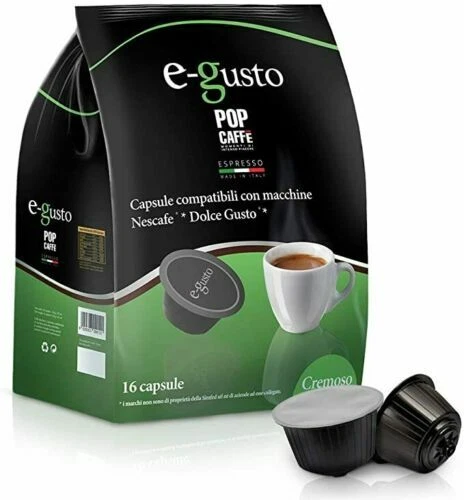 POP CAFFÈ 320 Capsule Cialde Caffè Pop E Gusto Cremoso M. 2 compatibili Dolce Gusto *