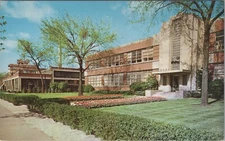 Flint, MI: General Motors Spark Plug Division - Vtg Genesee Co Michigan Postcard