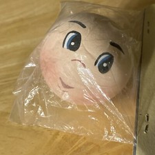 Pre Painted Resin doll heads 2" Wangs International NIP BQ565C Boy Blue Eyes