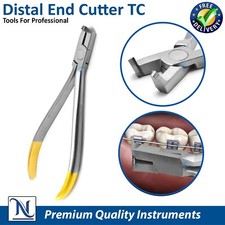 Distal End Cutter Pliers - Hold & Cut, Orthodontic Stainless Steel TC Tip Insert