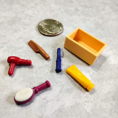 Playmobil Beauty Supplies Comb Hair Dryer Hairbrush Toothbrush Accessories A11