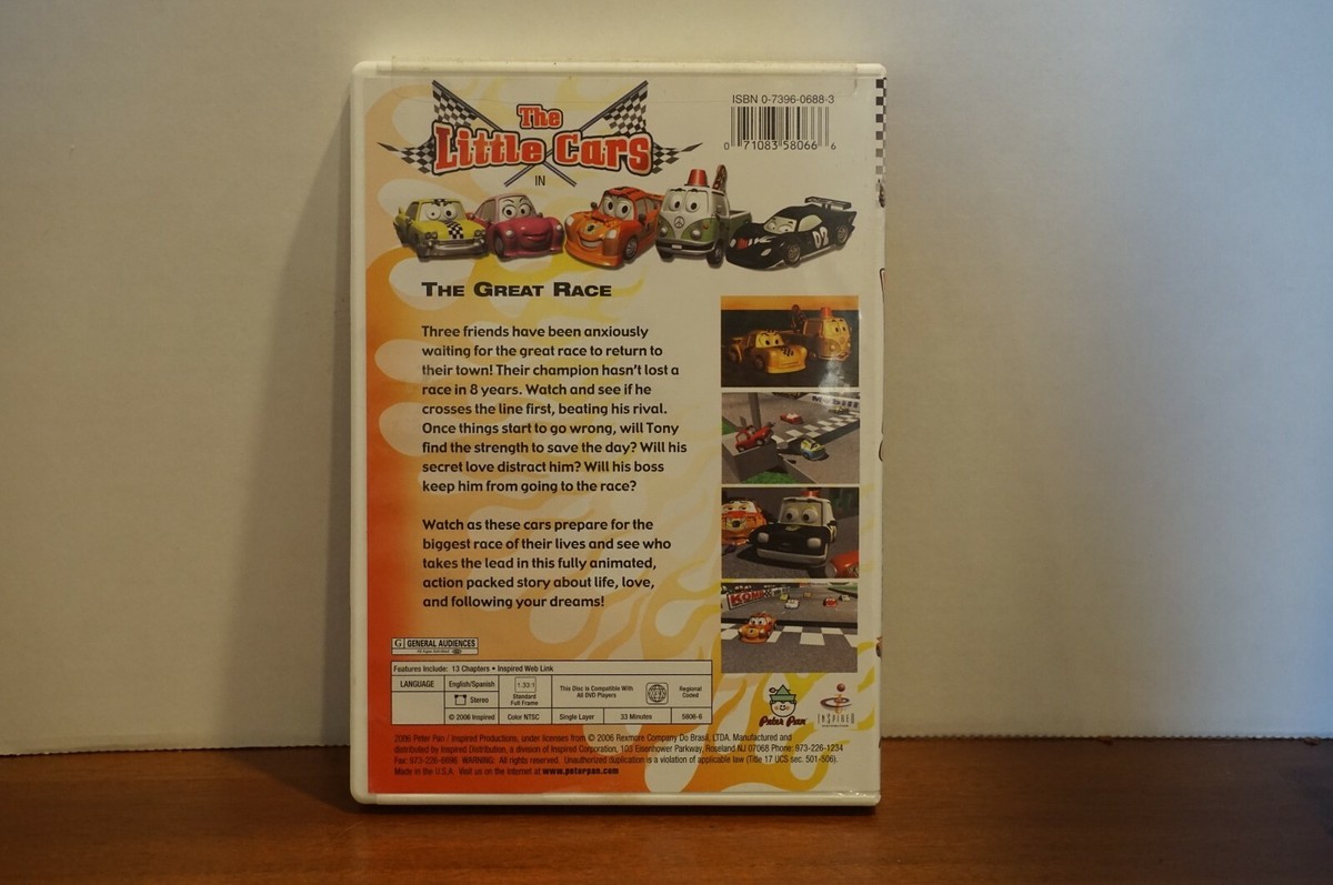 The Little Cars In The Great Race (DVD, 2006)-very good condition