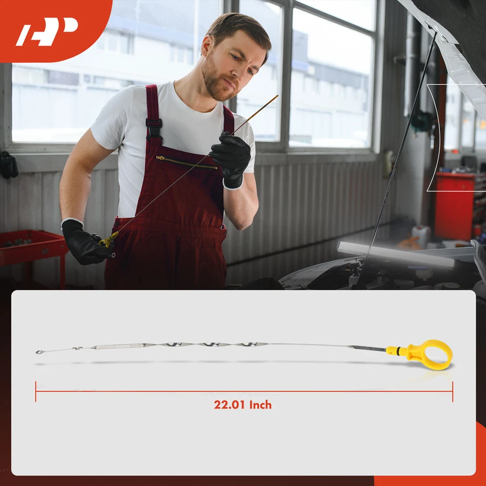 Varilla de medición de aceite de motor nueva A-Premium para Mazda 3 04-05 5 06-07 6 2003-2005 L4 2,3 L Foto 3 de 4