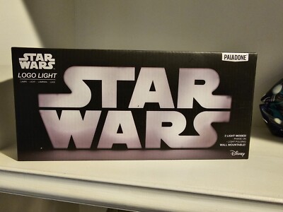 Star Wars Logo Light Wall Mountable & Freestanding 2 Light Modes Paladone,Disney