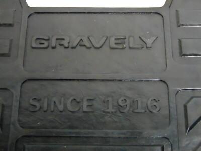Genuine Gravely Lawn Mower Rubber Floor Mat - Replacement Tractor Seat Mat (Part #04751400) 5 thumbnail image
