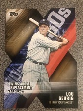 2020 Topps Series 1 LOU GEHIRG Decade of Dominance Die-Cut Gold Parallel #05/50