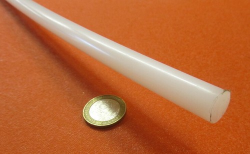 Hdpe Asta Tonda Bianca Diametro 1/2" x 60" Lunghezza, 2 Unità, 10 Ft - Foto 4 di 8