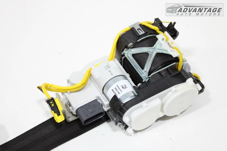 AUDI A7 QUATTRO 2012-2016 CINTURÓN DE SEGURIDAD DELANTERO IZQUIERDO LADO DEL CONDUCTOR NEGRO CON AJUSTADOR OEM Foto 2 de 4