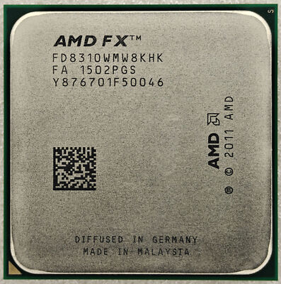 AMD FX-8310 Octa Core Processor 3.4 - 4.3 GHz 8MB Cache Socket AM3+ 95W CPU