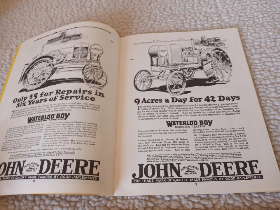 John Deere~An Advertising History~ 1914-1949~Compilation By Alan C. King~36 Page - Image 4 of 4