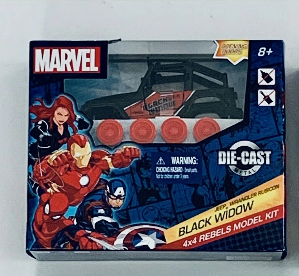 Lote de 4 kits de construcción de camiones Marvel 4x4 Rebels Model Kit 4,5" 2020 conjunto de 4 nuevos Foto 4 de 4