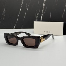 NEW GG1827S 002 GUCCI SUNGLASSES DARK HAVANA WOMEN EYEWEAR GUCCI