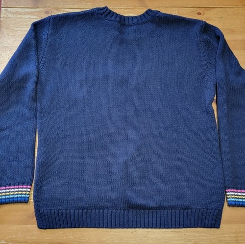 Epic Threads Big Girls Navy Unicorn Sequin Flp Knit Pullover Sweater Size L EUC! - Picture 6 of 11