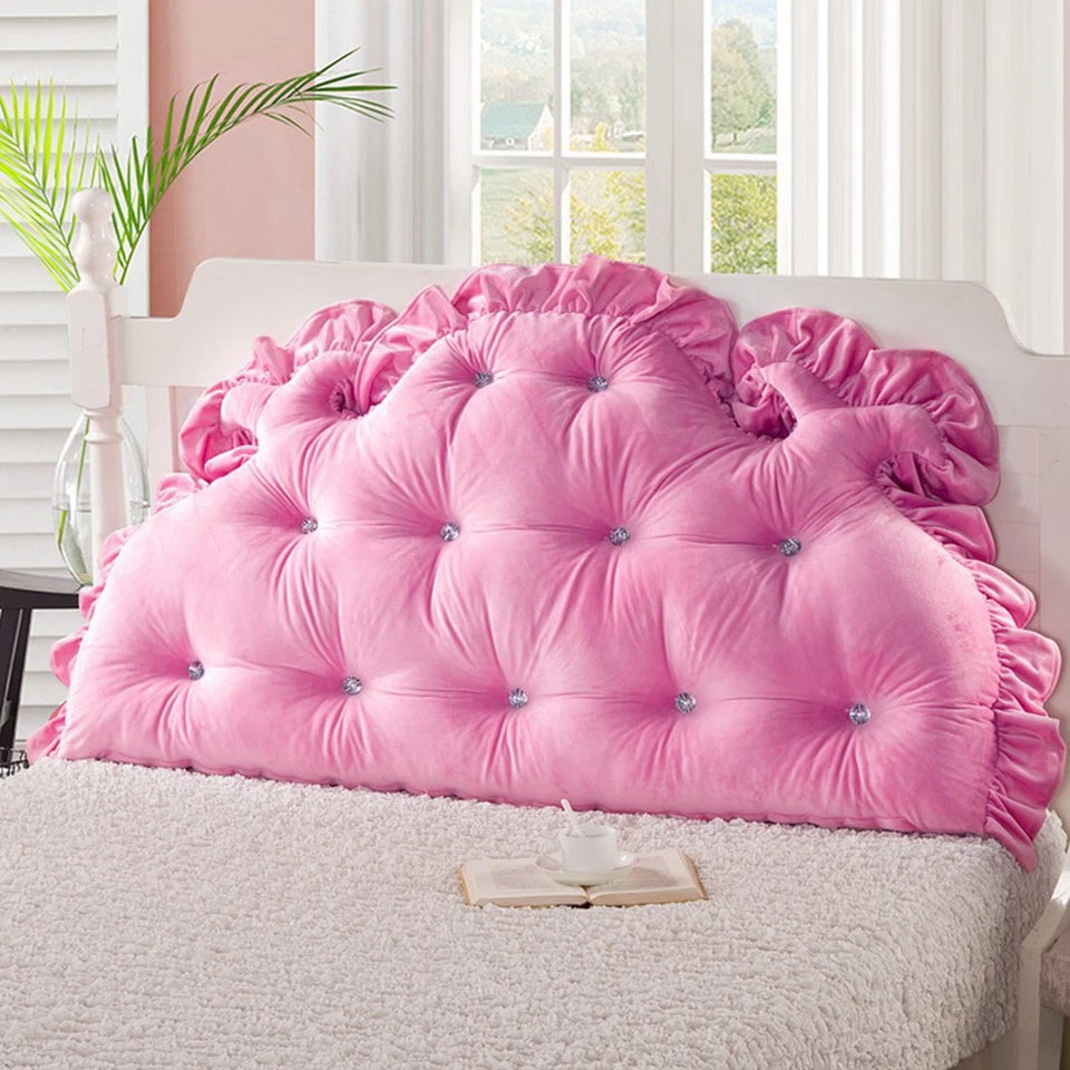 Enorme Cabecero Suave Soporte Cabezal de Lectura Almohada para Cama King Queen Hogar Footboad Foto 4 de 4