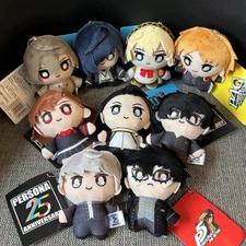 2" Persona 25Th Anniversary Plush Doll Keychain Toy P4 & P5 Yu Narukami Ren Ama
