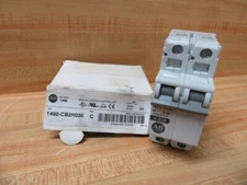 Allen Bradley 1492-CB2H030 Circuit Breaker 3A 2P 1492CB2H030