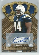 2011 Crown Royale Autographs Gold #118 Corey Liuget Auto /499 FB